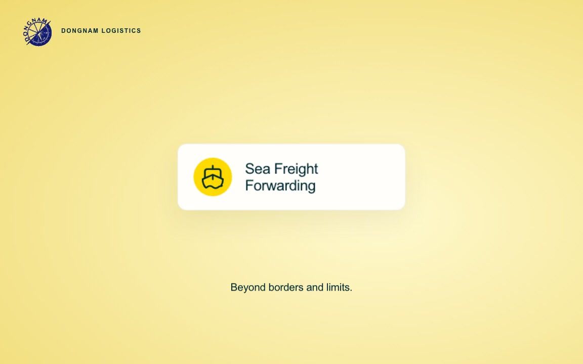 Dongnam Logistics’ freight services, animated transport network, and HLC Logistics Centre