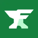 Finished FYL app icon: a white and pale-green F-shaped anvil on a green background.
